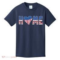 Home Heart American Flag Kids T-Shirt thumb 0