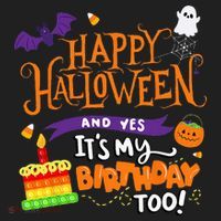 Happy Halloween And Yes Its My Birthday Halloween Hat thumb 2