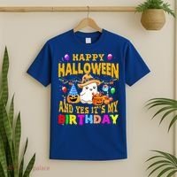 Happy Halloween And Yes It's My Birthday Halloween Party T-Shirt thumb 2