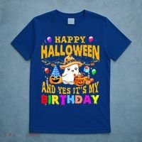 Happy Halloween And Yes It's My Birthday Halloween Party T-Shirt thumb 5