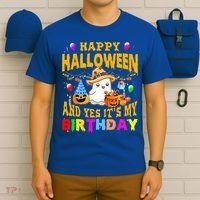 Happy Halloween And Yes It's My Birthday Halloween Party T-Shirt thumb 6