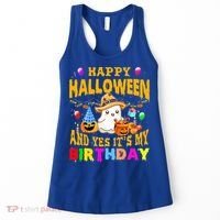 Happy Halloween And Yes It's My Birthday Halloween Party Women's Tank Top thumb 0
