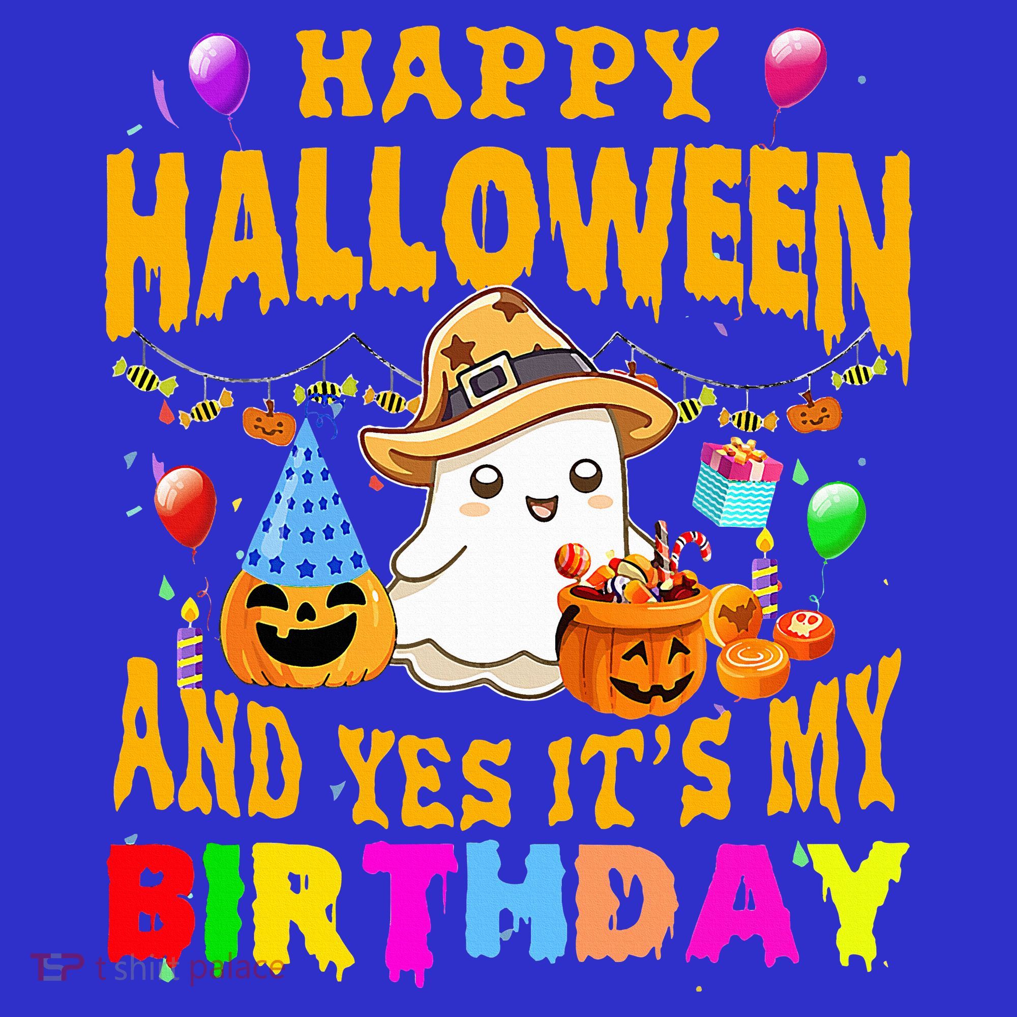 Happy Halloween And Yes It's My Birthday Halloween Party Women's Tank Top