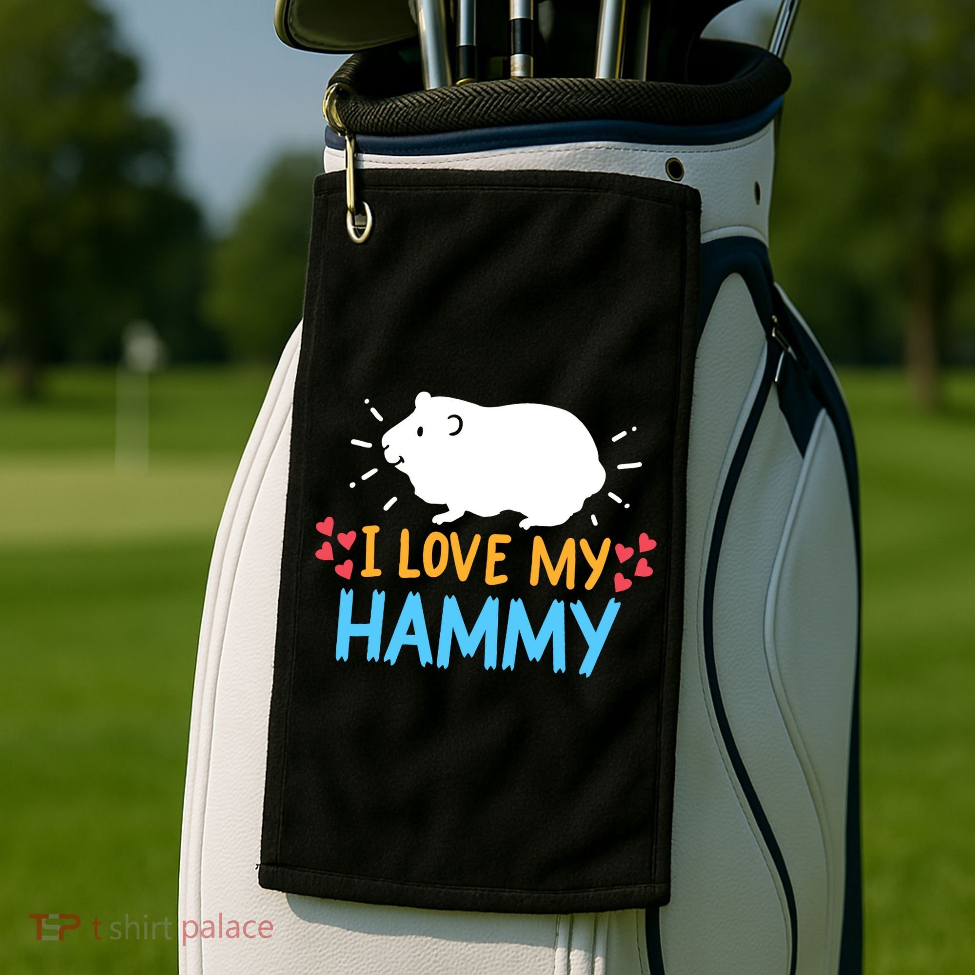 Hamster Golf Towel