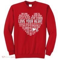 Heart Health Awareness Love Your Heart  Sweatshirt thumb 0