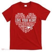 Heart Health Awareness Love Your Heart  T-Shirt thumb 0