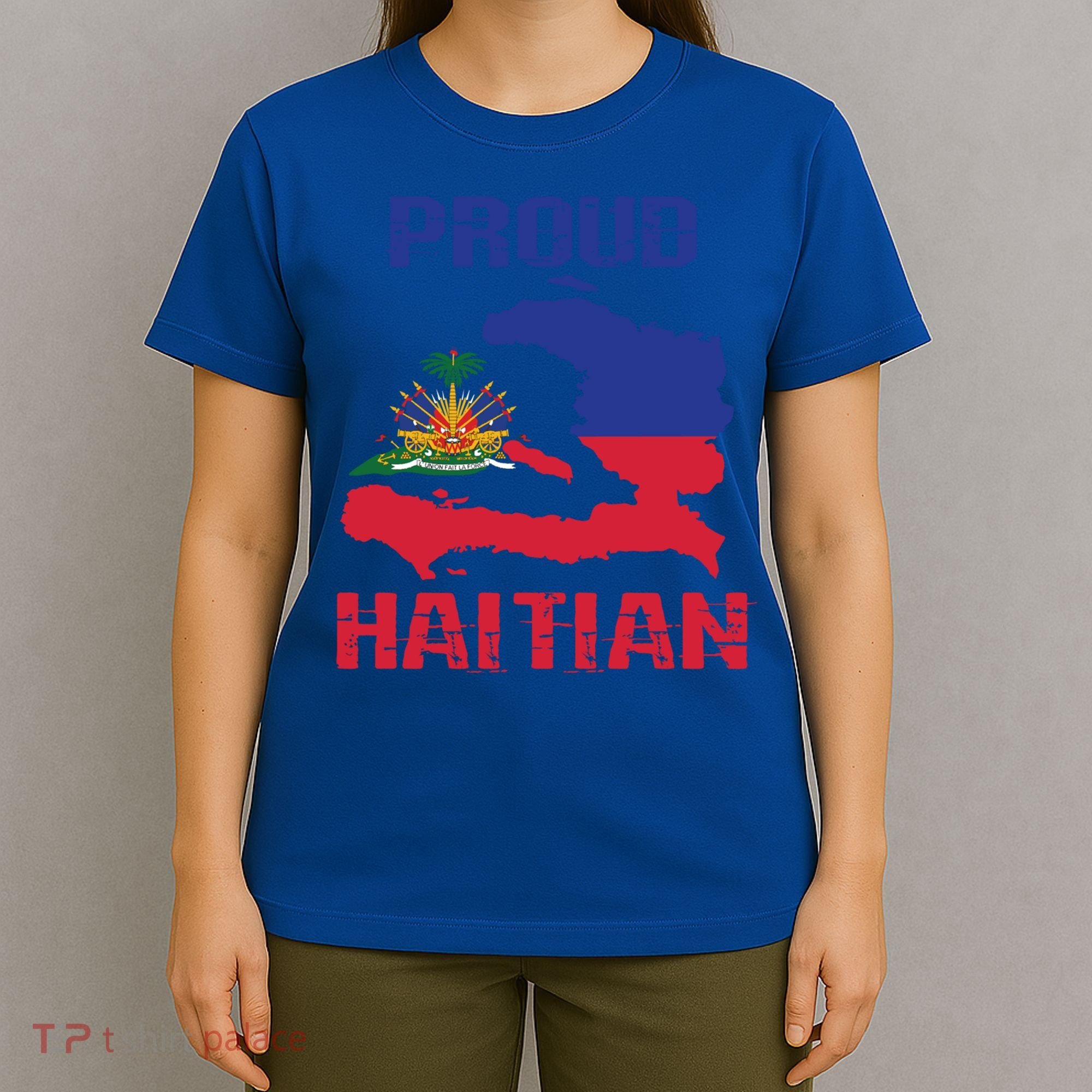 Haiti Haitian America Flag Love Proud Ayiti Country Melanin Great Gift T-Shirt