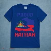 Haiti Haitian America Flag Love Proud Ayiti Country Melanin Great Gift T-Shirt thumb 5