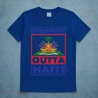 Haiti Haitian America Flag Love Straight Melanin Ayiti Proud Gift T-Shirt thumb 5
