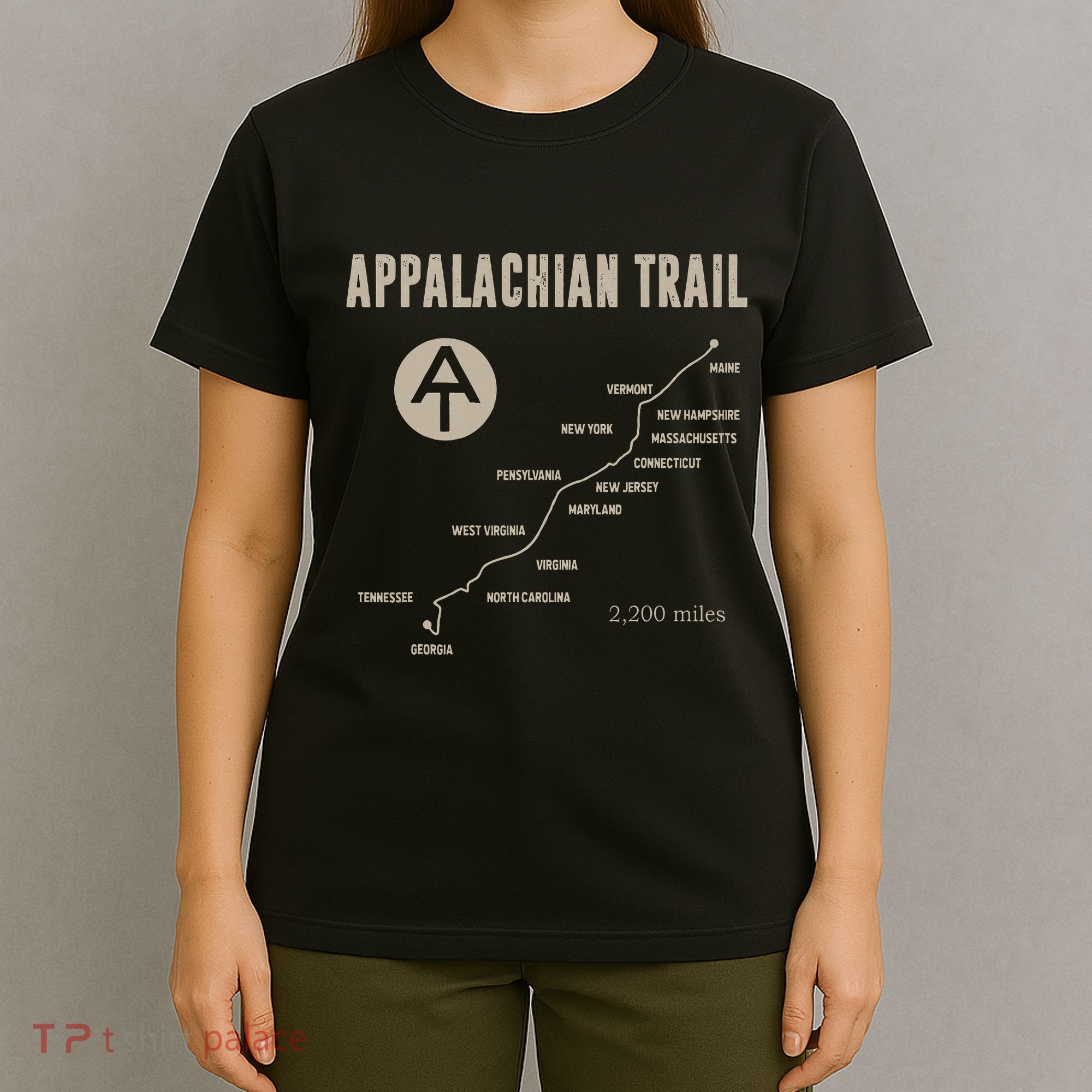 Hruh Hiker Appalachian Rail Hiking T-Shirt