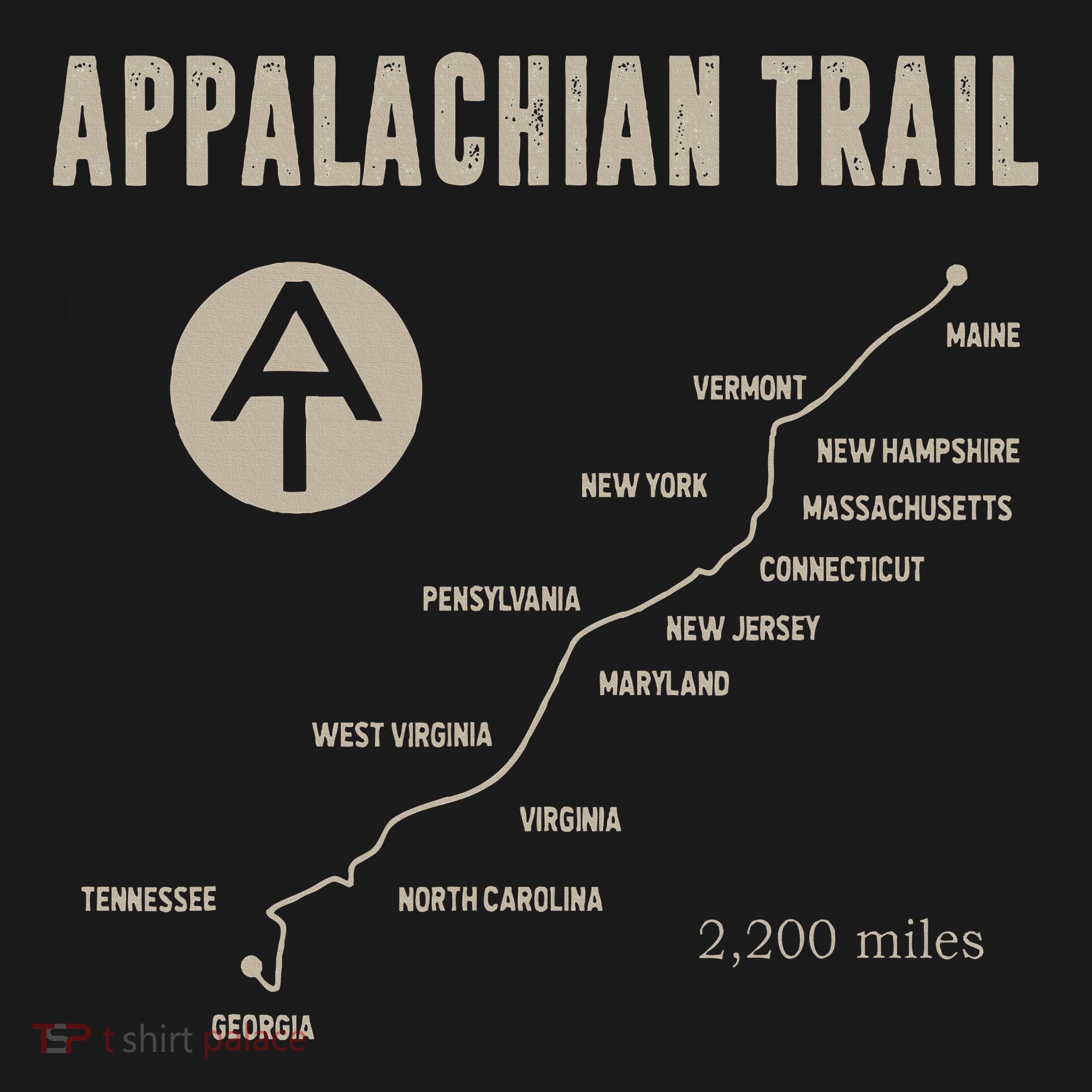 Hruh Hiker Appalachian Rail Hiking Polo