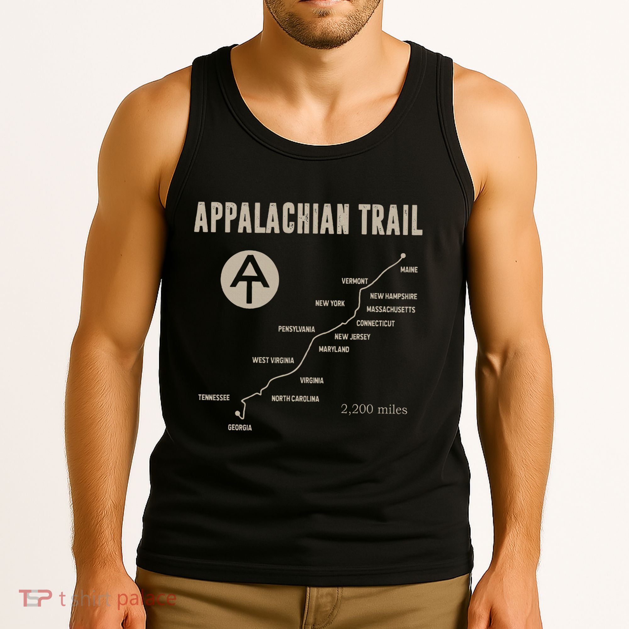 Hruh Hiker Appalachian Rail Hiking Tank Top