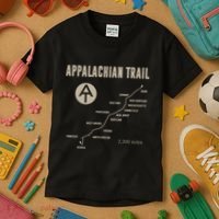 Hruh Hiker Appalachian Rail Hiking Kids T-Shirt thumb 3