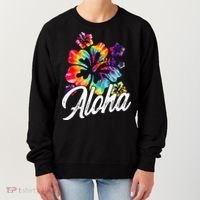 Hawaii Hawaiian Aloha Beaches Hibiscus Flowers Women's Sweatshirt thumb 0
