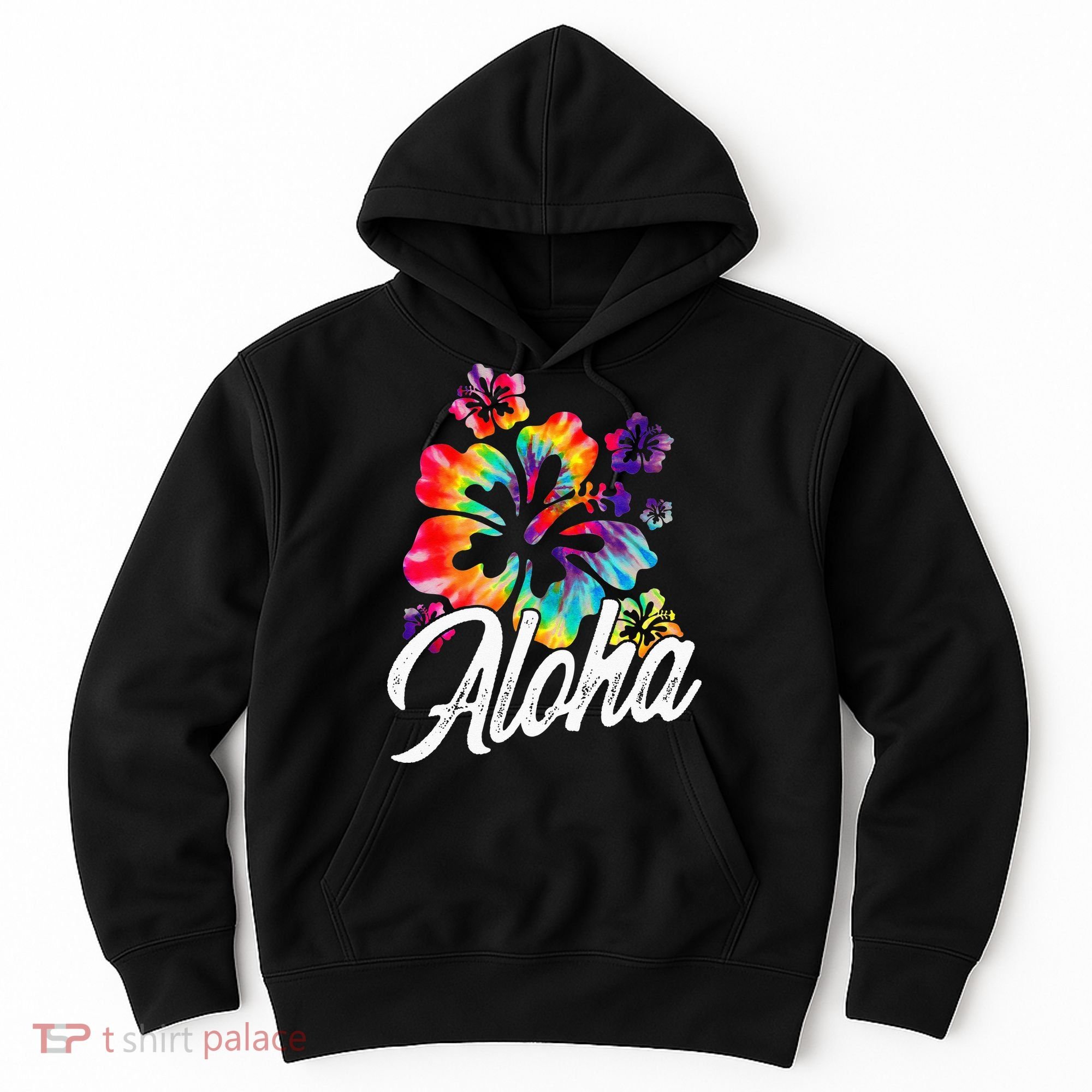 Hawaii Hawaiian Aloha Beaches Hibiscus Flowers Hoodie
