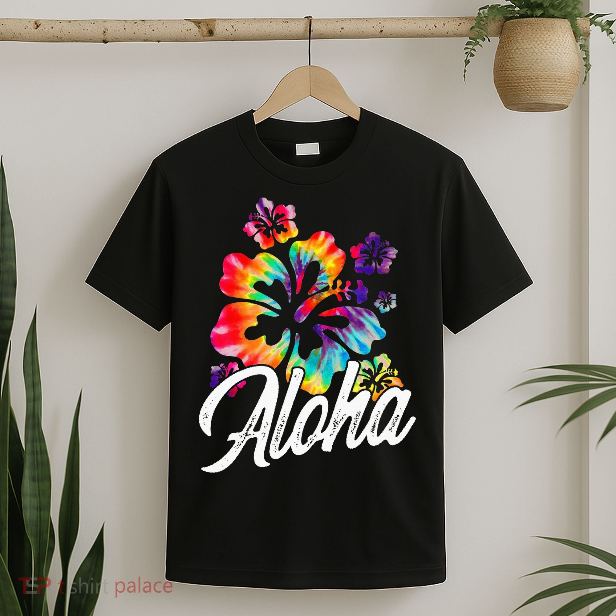 Hawaii Hawaiian Aloha Beaches Hibiscus Flowers T-Shirt