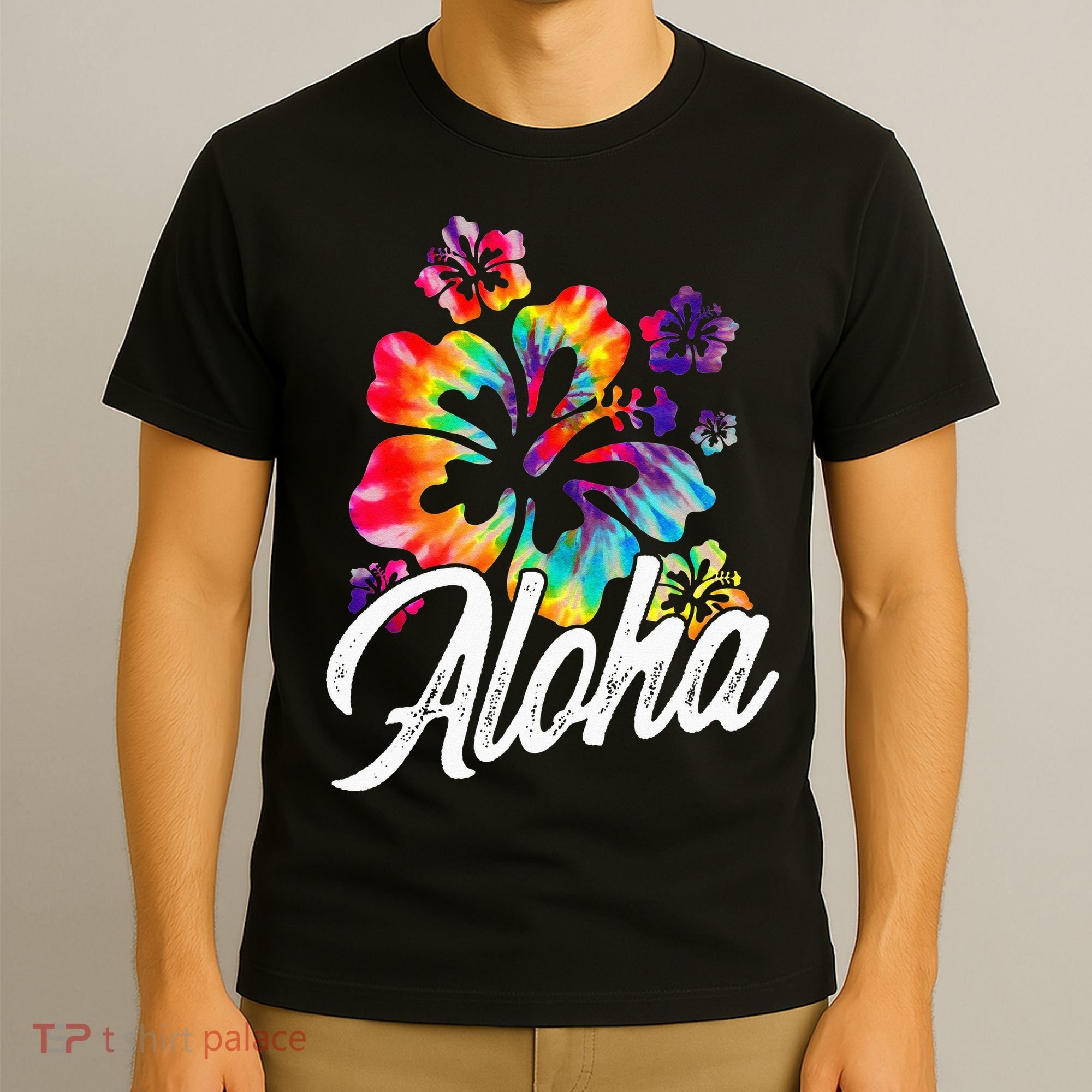 Hawaii Hawaiian Aloha Beaches Hibiscus Flowers T-Shirt