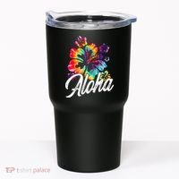 Hawaii Hawaiian Aloha Beaches Hibiscus Flowers Tumbler thumb 0