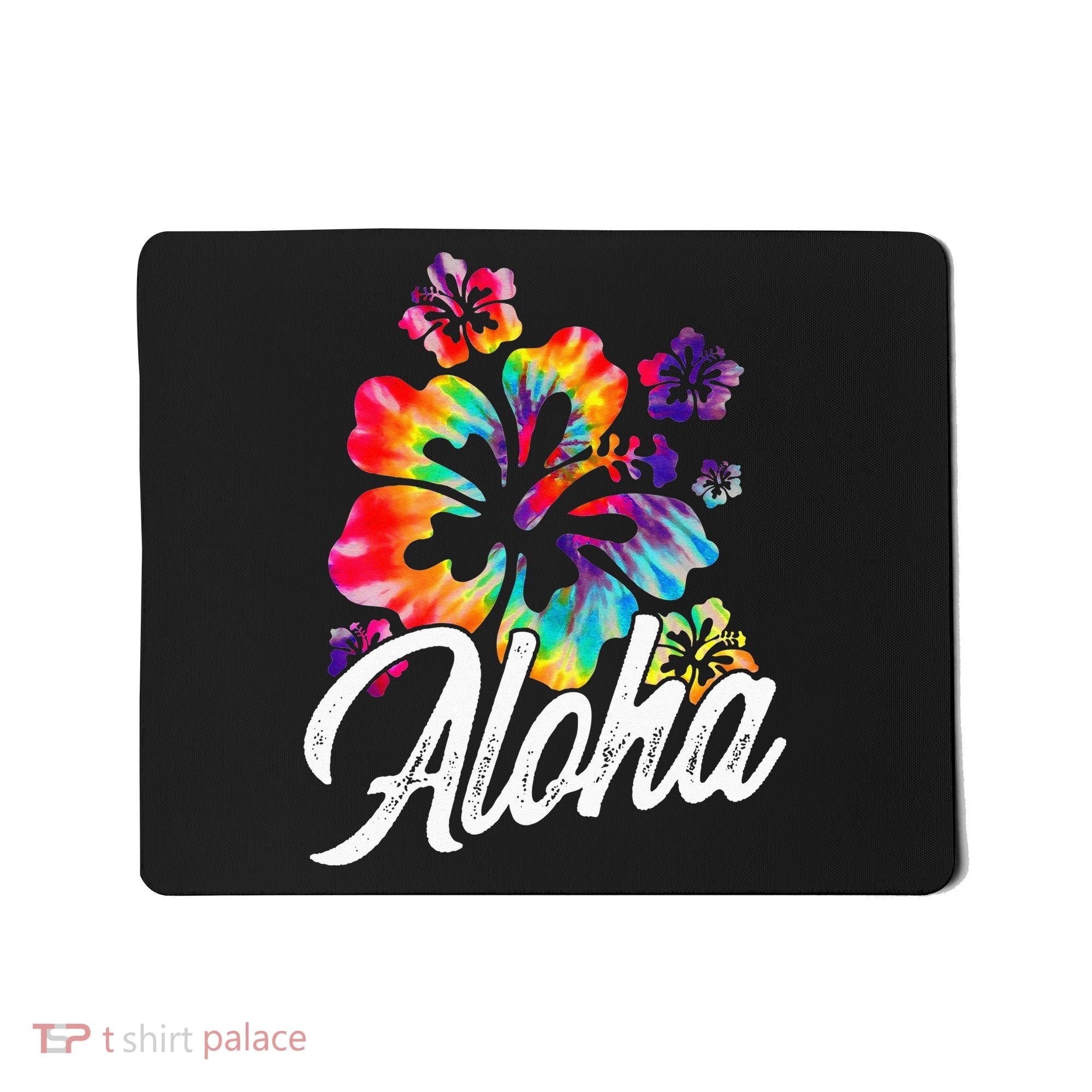 Hawaii Hawaiian Aloha Beaches Hibiscus Flowers Mousepad