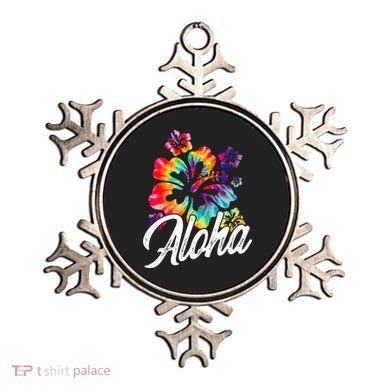 Hawaii Hawaiian Aloha Beaches Hibiscus Flowers Ornament