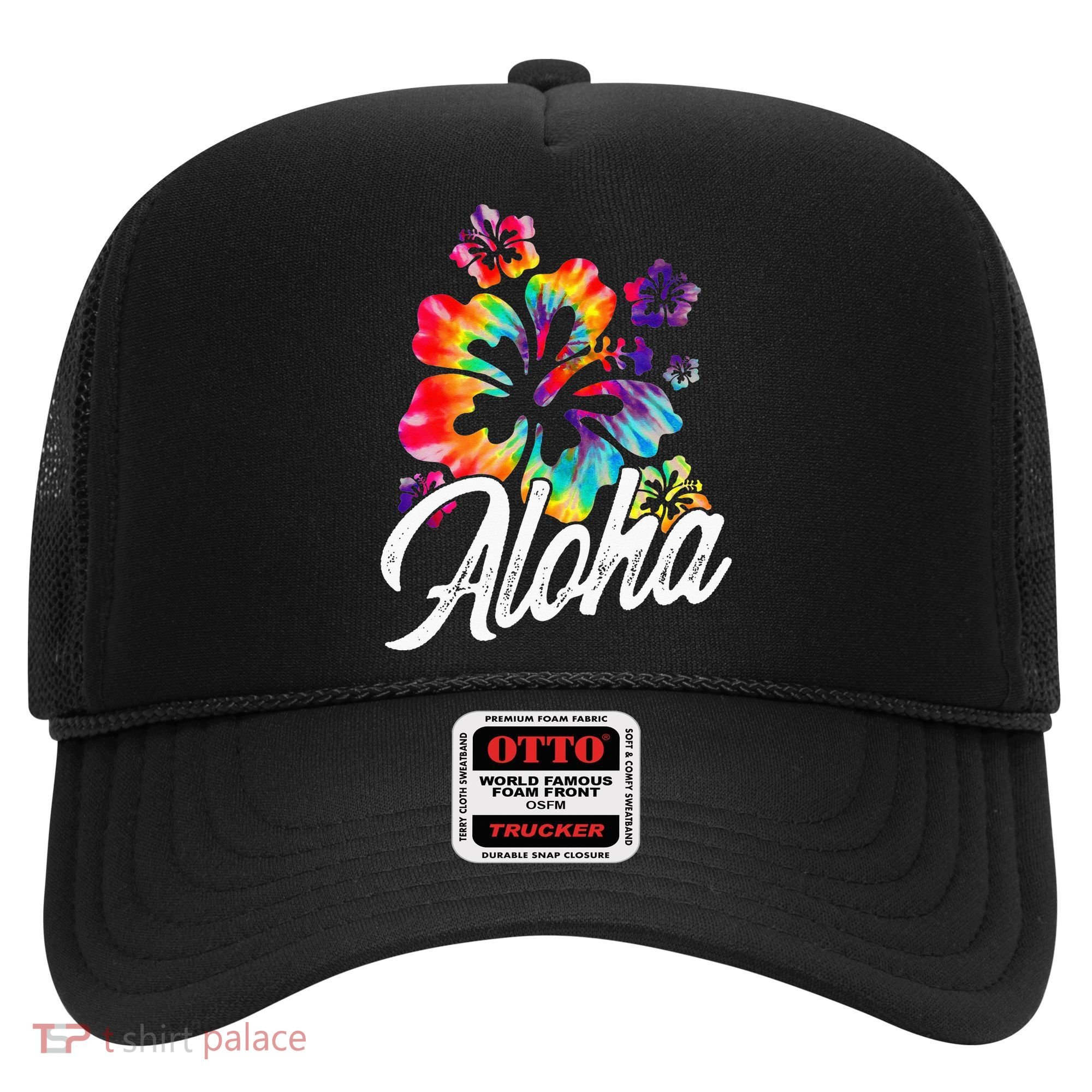 Hawaii Hawaiian Aloha Beaches Hibiscus Flowers Hat
