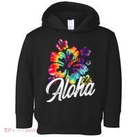 Hawaii Hawaiian Aloha Beaches Hibiscus Flowers Toddler Hoodie thumb 0