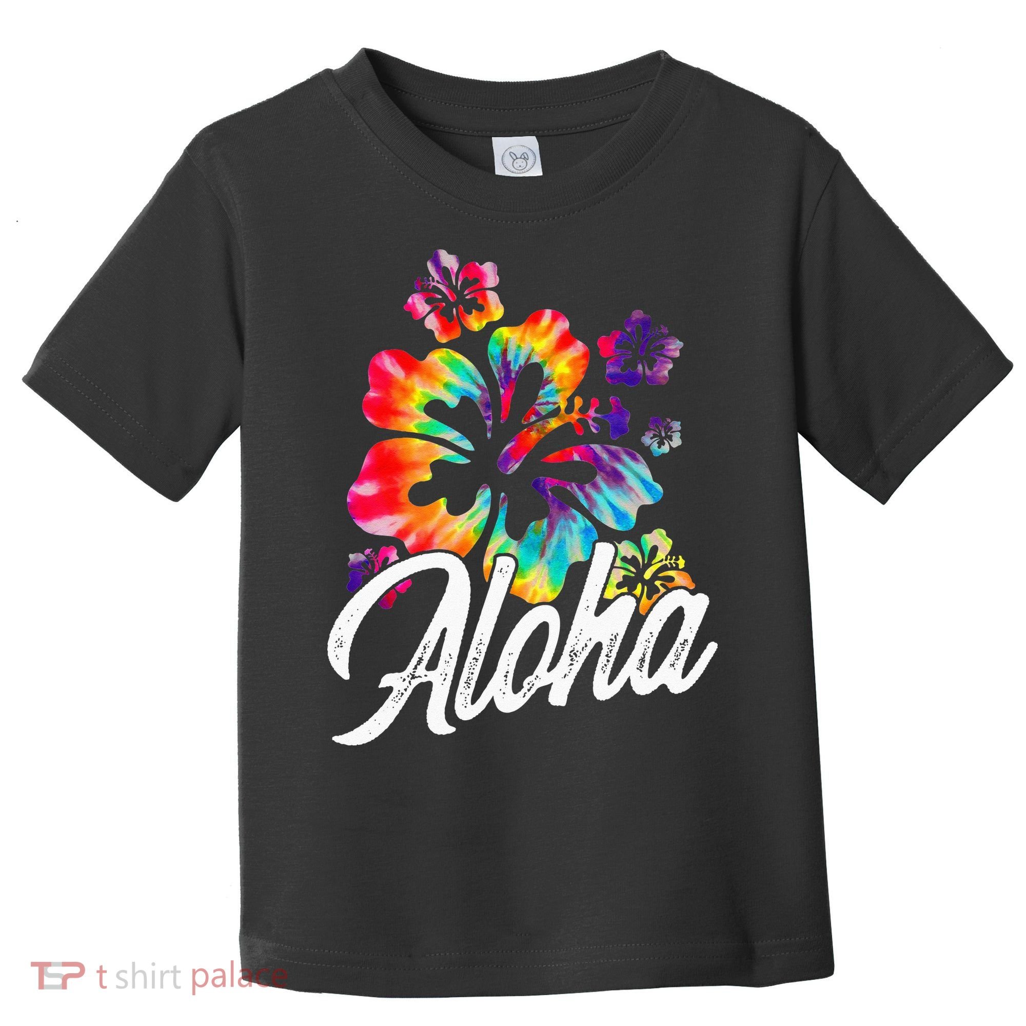 Hawaii Hawaiian Aloha Beaches Hibiscus Flowers Toddler T-Shirt