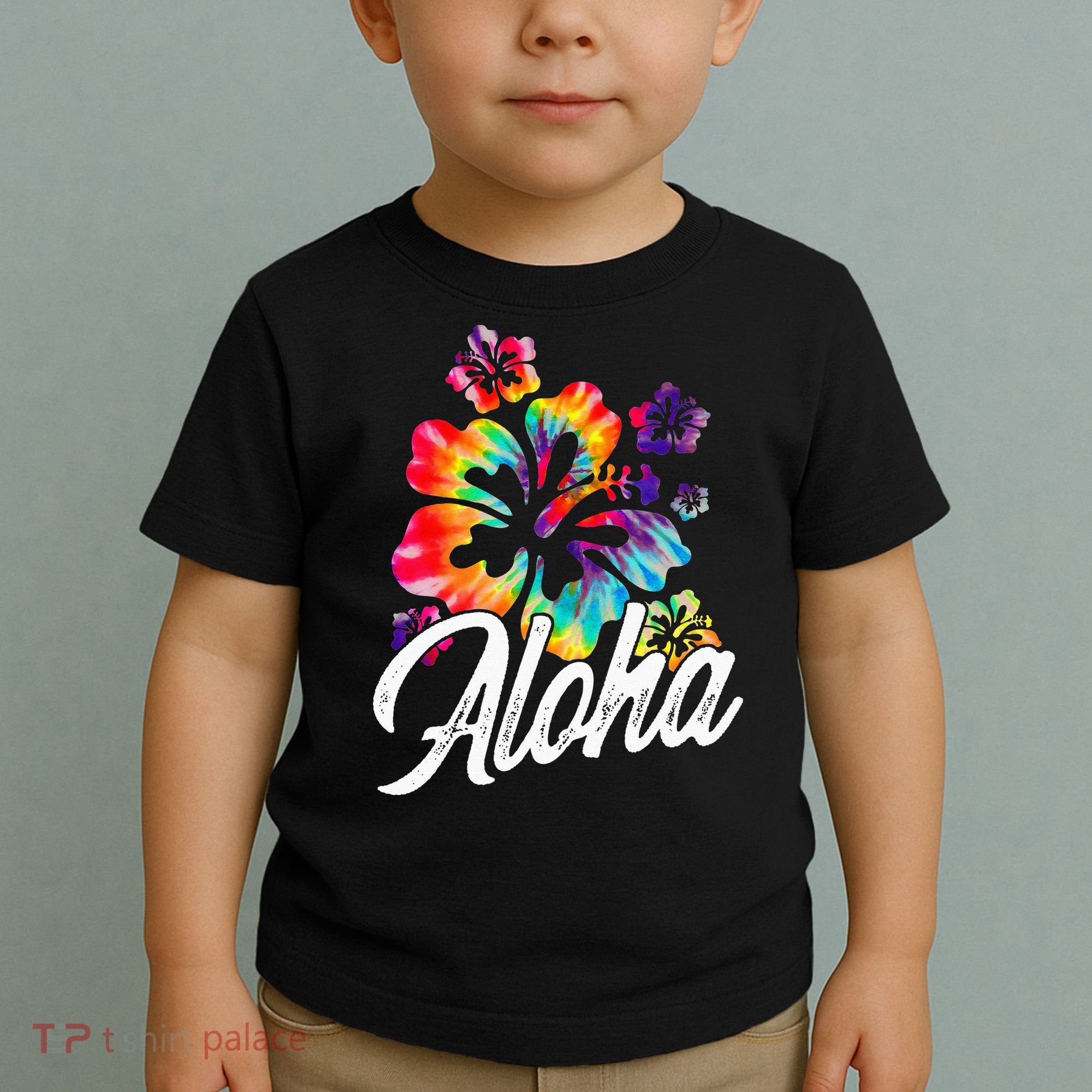 Hawaii Hawaiian Aloha Beaches Hibiscus Flowers Toddler T-Shirt