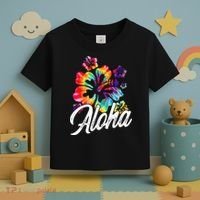Hawaii Hawaiian Aloha Beaches Hibiscus Flowers Toddler T-Shirt thumb 3