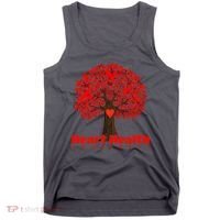 Heart Health Awareness Red Ribbon Heart Tree Tank Top thumb 0