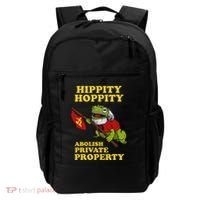 Hippity Hoppity Abolish Private Property Frog Meme Backpack thumb 0