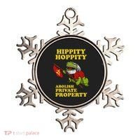 Hippity Hoppity Abolish Private Property Frog Meme Ornament thumb 0