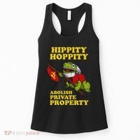 Hippity Hoppity Abolish Private Property Frog Meme Women's Tank Top thumb 0
