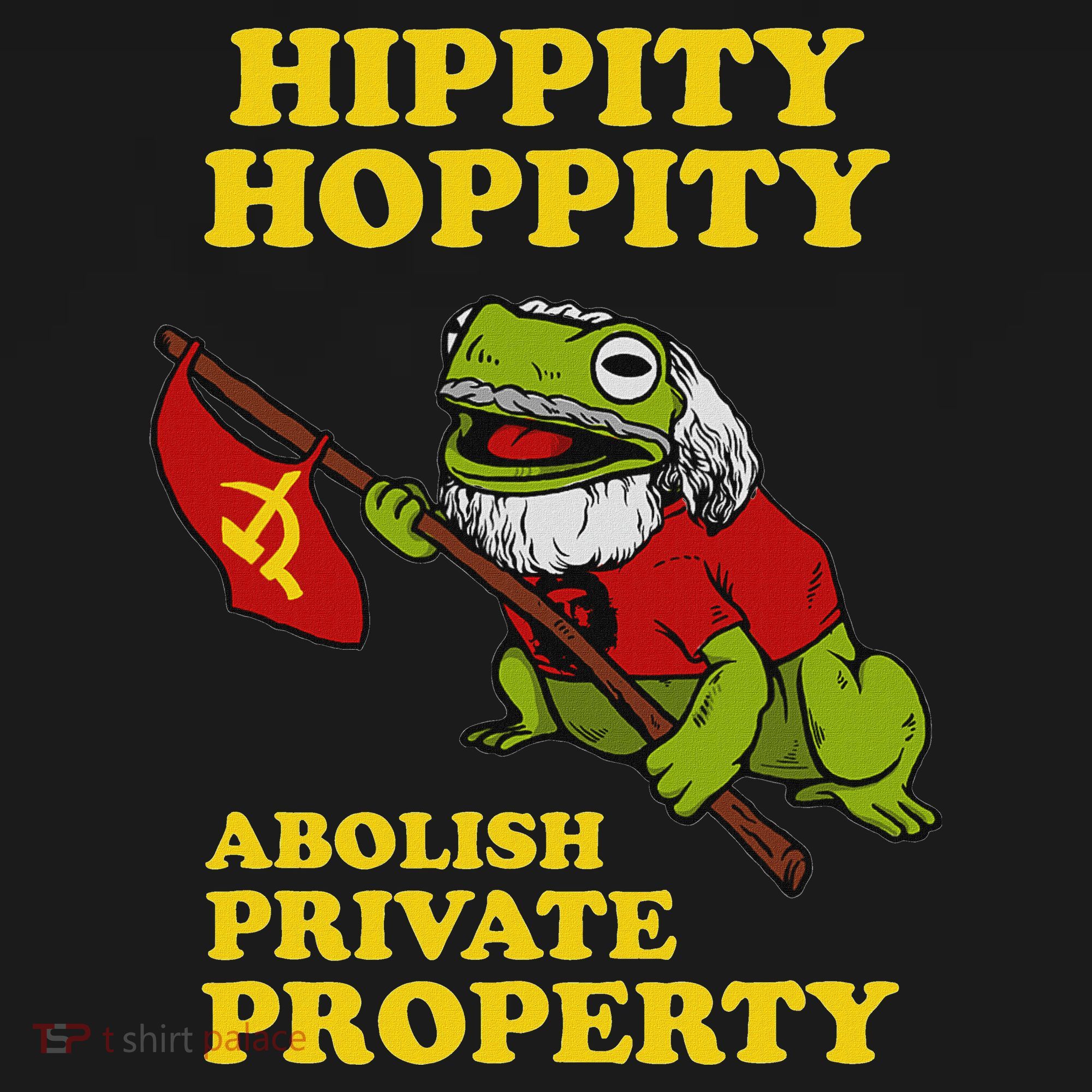 Hippity Hoppity Abolish Private Property Frog Meme Women's Tank Top
