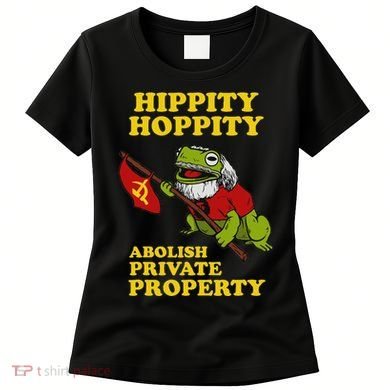 Hippity Hoppity Abolish Private Property Frog Meme Women's T-Shirt