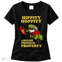 Hippity Hoppity Abolish Private Property Frog Meme Women's T-Shirt thumb 0