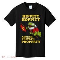 Hippity Hoppity Abolish Private Property Frog Meme Kids T-Shirt thumb 0