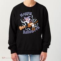 Happy Halloween Anime Witch Girl Women's Sweatshirt thumb 0