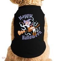 Happy Halloween Anime Witch Girl Doggie Tank thumb 0
