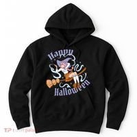Happy Halloween Anime Witch Girl Hoodie thumb 0