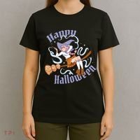 Happy Halloween Anime Witch Girl T-Shirt thumb 4
