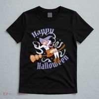 Happy Halloween Anime Witch Girl T-Shirt thumb 5