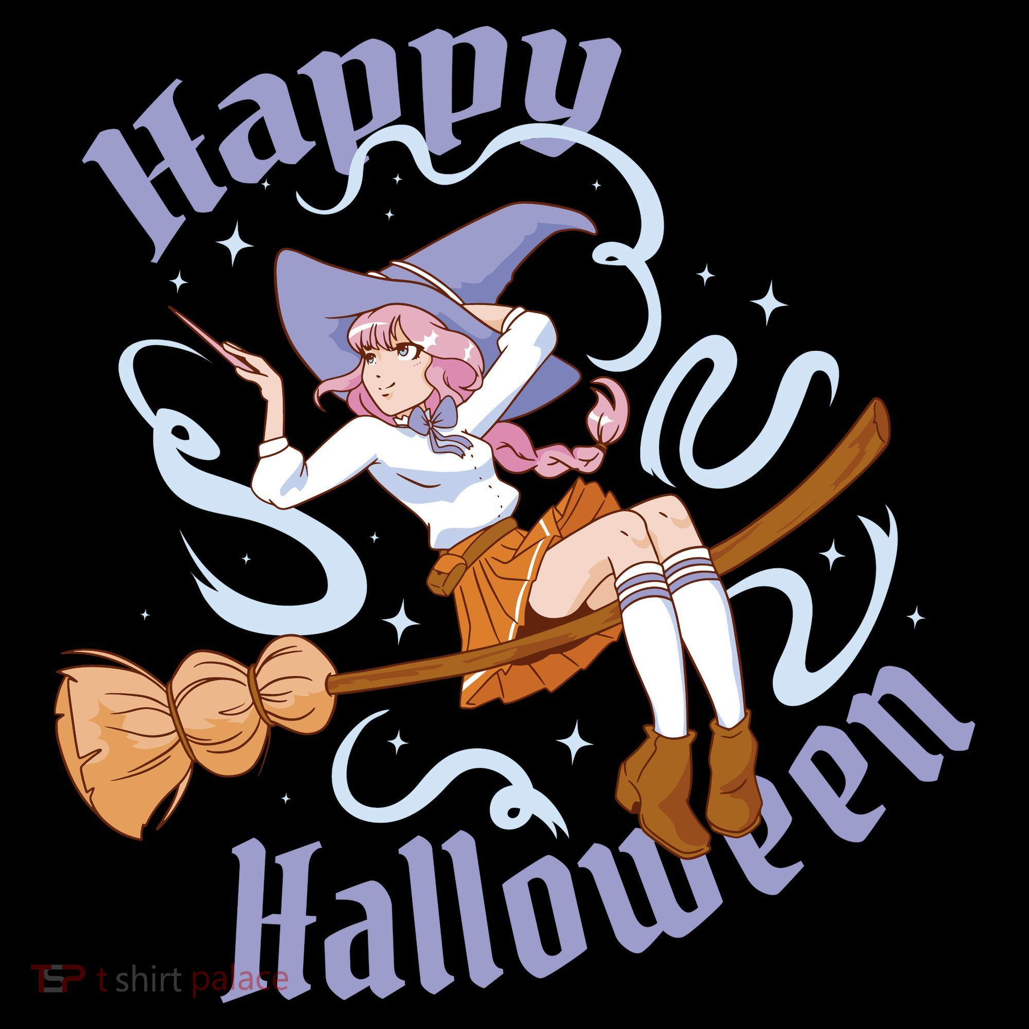 Happy Halloween Anime Witch Girl Coffee Mug