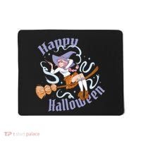 Happy Halloween Anime Witch Girl Mousepad thumb 0
