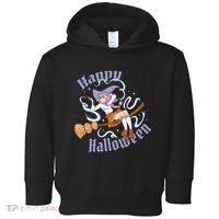 Happy Halloween Anime Witch Girl Toddler Hoodie thumb 0