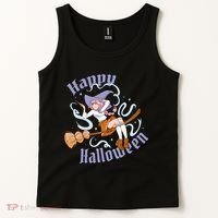 Happy Halloween Anime Witch Girl Tank Top thumb 2