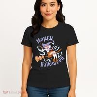 Happy Halloween Anime Witch Girl Women's T-Shirt thumb 4