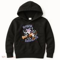 Happy Halloween Anime Witch Girl Kids Hoodie thumb 0