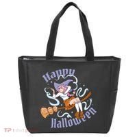 Happy Halloween Anime Witch Girl Tote Bag thumb 0