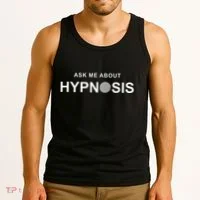 Hypnosis Hypnotist Ask Me About Hypnosis Hypnotic Apparel Tank Top thumb 3